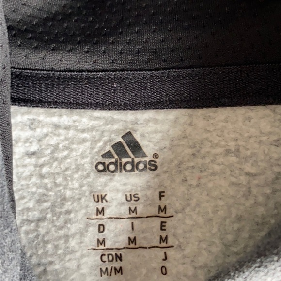 Vintage Heather Grey Adidas Sweater - Picture 3 of 3